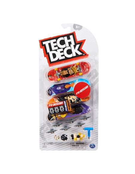 VV-6028815_20140740,Tech Deck Pachet 4 Piese Fingerboard Finesse 9.6cm