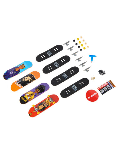 VV-6028815_20140740,Tech Deck Pachet 4 Piese Fingerboard Finesse 9.6cm