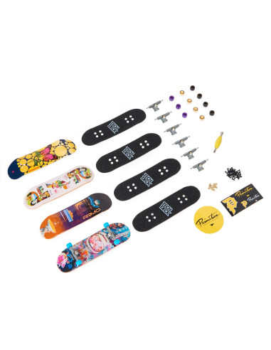 VV-6028815_20140741,Tech Deck Pachet 4 Piese Fingerboard Primitive 9.6cm