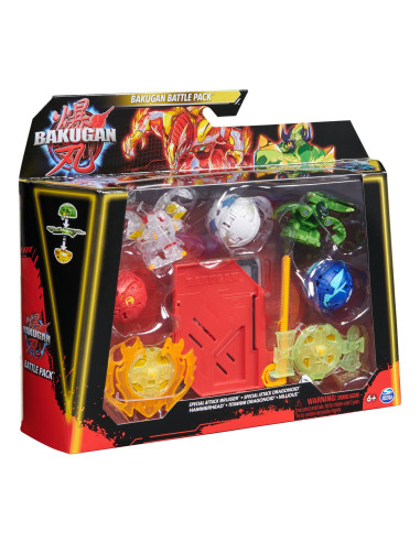 VV-6066988_20142085,Bakugan Set De Lupta Bruiser, Dragonoid, Hammerhead, Titanium Dragonoid Si Nillious