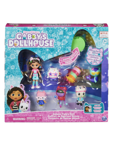 VV-6064152,Gabbys Dollhouse Set 7 Figurine De Lux