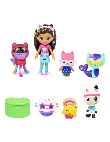VV-6064152,Gabbys Dollhouse Set 7 Figurine De Lux