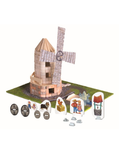 VV-60968,Brick Trick Moara De Vant Din Caramidute Ceramice