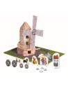 VV-60968,Brick Trick Moara De Vant Din Caramidute Ceramice