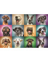 VV-10462,Puzzle Trefl 1000 Portret Catelusi Simpatici
