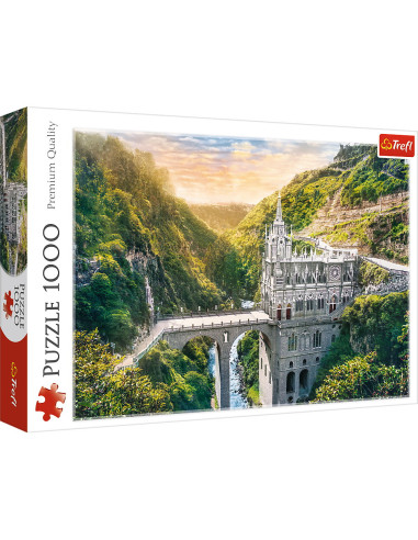 VV-10724,Puzzle Trefl 1000 Sanctuarul Las Lajas Columbia