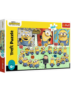 VV-15398,Puzzle Trefl 160 Minionii Aventura Minionilor