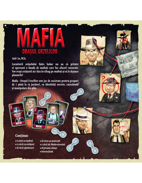 VV-02505,Jocul Mafia Orasul Urzelilor In Limba Romana