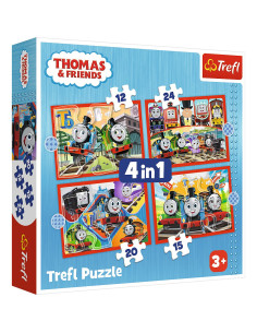 VV-34619,Puzzle Trefl 4in1 Thomas Trenuletele Amuzante