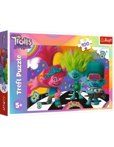 VV-16461,Puzzle Trefl 100 Trolls Minunata Lume A Trolilor