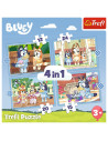 VV-34637,Puzzle Trefl 4in1 Bluey Si Lumea Ei