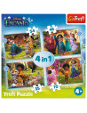 VV-34615,Puzzle Trefl 4in1 Encanto Lumea Magica