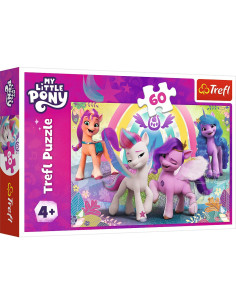 VV-17390,Puzzle Trefl 60 My Little Pony In Lumea Prieteniilor