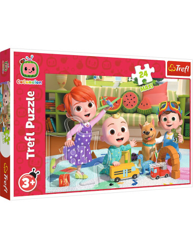 VV-14363,Puzzle Trefl 24 Maxi Cocomelon Gata De Aventura