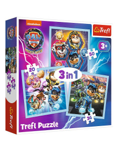 VV-34869,Puzzle Trefl 3in1 Patrula Catelusilor Puterea Cateilor