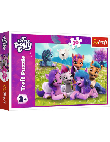 VV-18299,Puzzle Trefl 30 My Little Pony Poneii Prietenosi