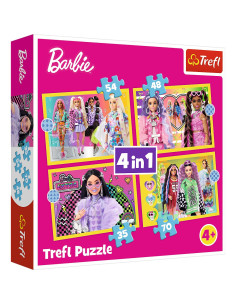 VV-34626,Puzzle Trefl 4in1 Barbie Minunata Lume