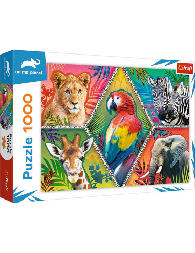 VV-10671,Puzzle Trefl 1000 Animale Exotice