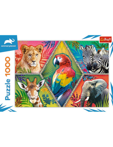 VV-10671,Puzzle Trefl 1000 Animale Exotice