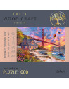 VV-20164,Puzzle Trefl Din Lemn 1000 Piese Apus La Golden Gate