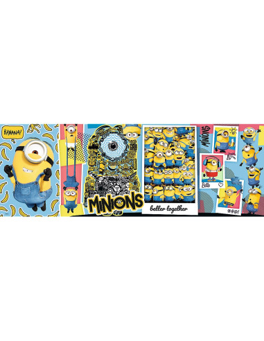 VV-29049,Puzzle Trefl 1000 Panorama Minionii