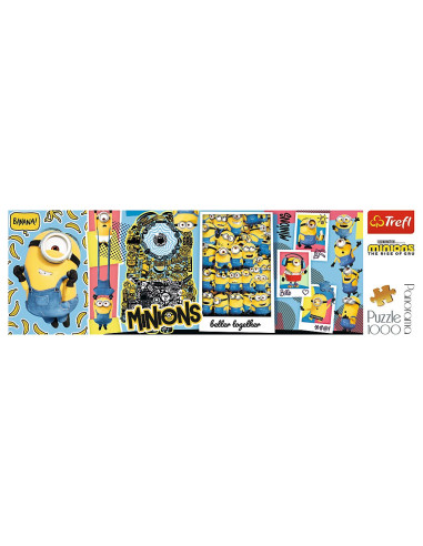 VV-29049,Puzzle Trefl 1000 Panorama Minionii