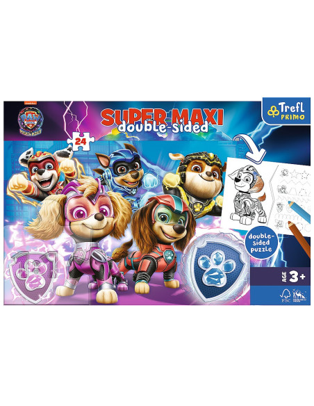 VV-41016,Puzzle Trefl Primo 24 Super Maxi Patrula Catelusilor Echipa In Actiune