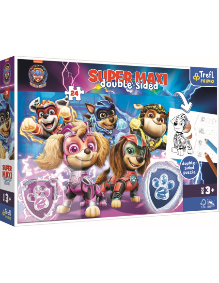 VV-41016,Puzzle Trefl Primo 24 Super Maxi Patrula Catelusilor Echipa In Actiune
