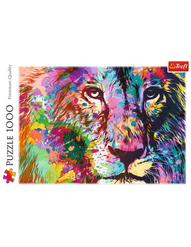 VV-10707,Puzzle Trefl 1000 Leul Colorat