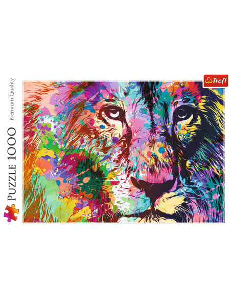 VV-10707,Puzzle Trefl 1000 Leul Colorat