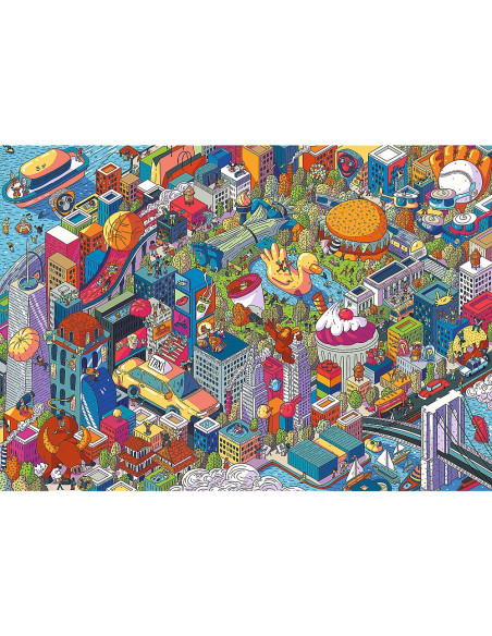 VV-10708,Puzzle Trefl 1000 Uft Eye Spy New York