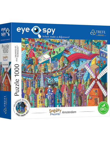 VV-10710,Puzzle Trefl 1000 Uft Eye Spy Amsterdam