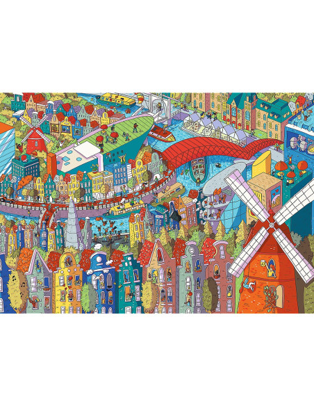 VV-10710,Puzzle Trefl 1000 Uft Eye Spy Amsterdam