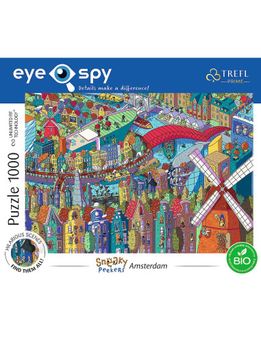 VV-10710,Puzzle Trefl 1000 Uft Eye Spy Amsterdam