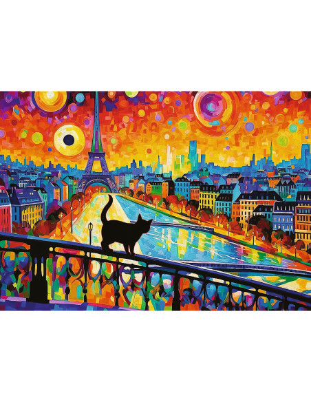 VV-10795,Puzzle Trefl 1000 Pisica Din Paris