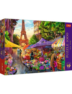 VV-10799,Puzzle Trefl 1000 Premium Plus Tea Time Piata De Flori