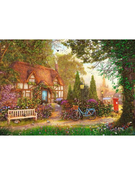 VV-10803,Puzzle Trefl 1000 Premium Plus Tea Time Cabana Cu Stuf