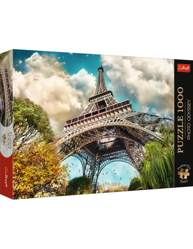 VV-10815,Puzzle Trefl 1000 Premium Plus Photo Odyssey Turnul Eiffel Paris