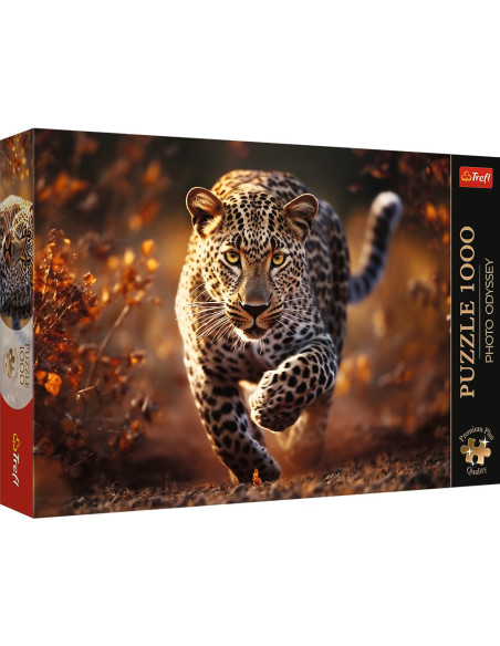 VV-10818,Puzzle Trefl 1000 Premium Plus Photo Odyssey Leopard