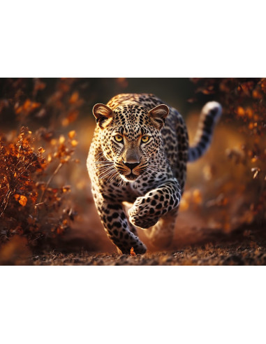 VV-10818,Puzzle Trefl 1000 Premium Plus Photo Odyssey Leopard