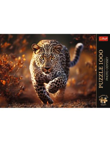 VV-10818,Puzzle Trefl 1000 Premium Plus Photo Odyssey Leopard