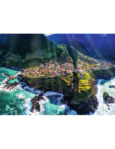 VV-10824,Puzzle Trefl 1000 Premium Plus Photo Odyssey Insula Madeira Portugalia