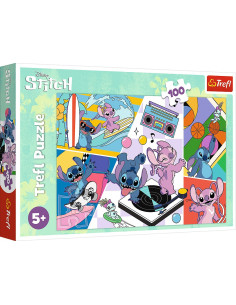 VV-16473,Puzzle Trefl 100 Stitch Amintirile Lui Stitch