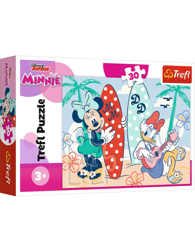 VV-18302,Puzzle Trefl 30 Minnie Minnie La Plaja