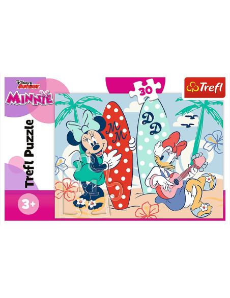 VV-18302,Puzzle Trefl 30 Minnie Minnie La Plaja