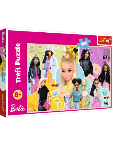 VV-23025,Puzzle Trefl 300 Barbie In Lumea Lui Barbie