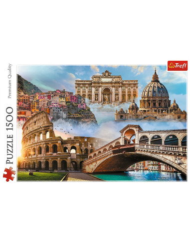 VV-26203,Puzzle Trefl 1500 Locuri Favorite Din Italia