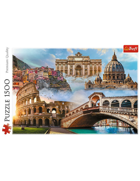 VV-26203,Puzzle Trefl 1500 Locuri Favorite Din Italia