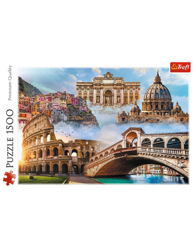 VV-26203,Puzzle Trefl 1500 Locuri Favorite Din Italia