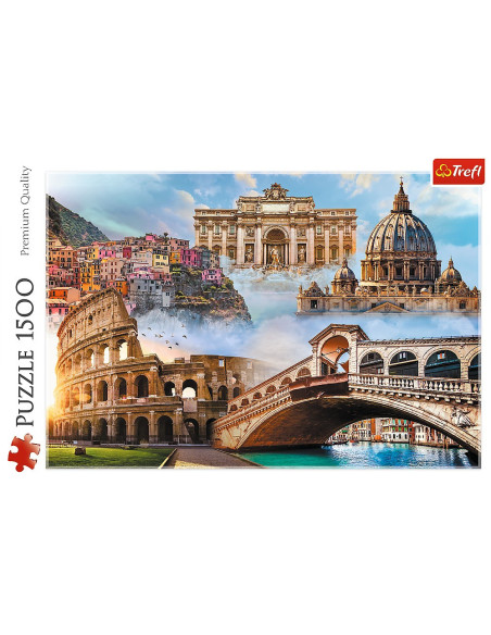VV-26203,Puzzle Trefl 1500 Locuri Favorite Din Italia